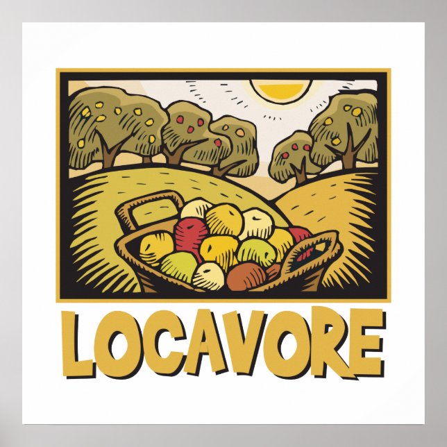 Affiches Locavore Slow Food (Devant)
