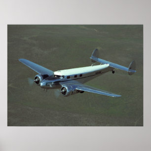 Affiches Lockheed, 12A Electra, aviation 1938_Classic