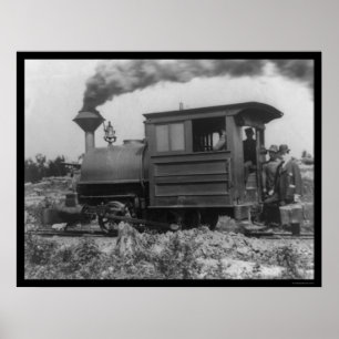 Affiches Locomotive sur la chaîne 1903 de Mesabi