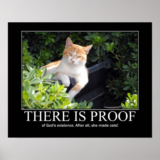 Affiches L'oeuvre de Dieu Fabriqué Chats (Devant)