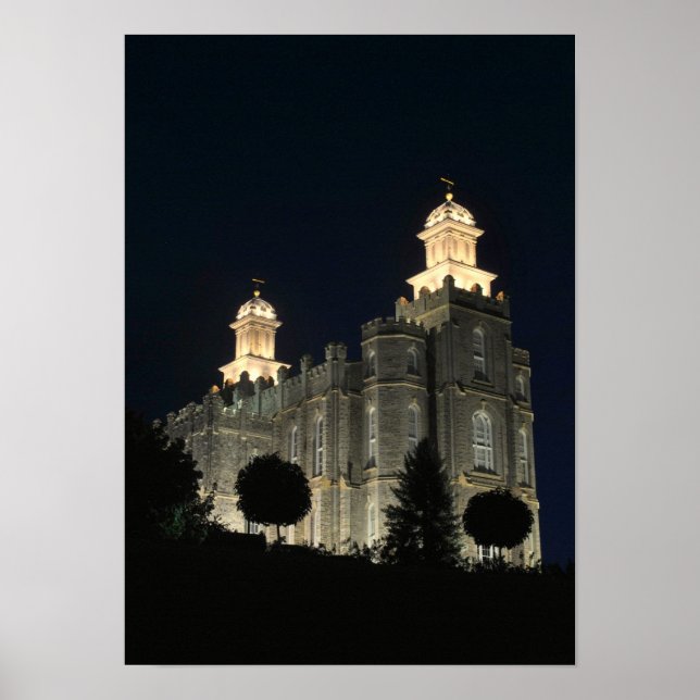 Affiches Logan Utah, temple LDS (Devant)