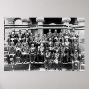 Affiches Loge grande des maçons : 1897