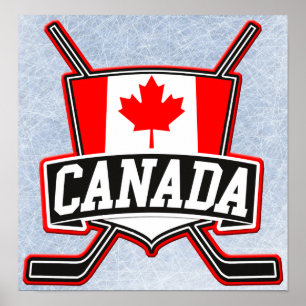 Affiches Logo canadien d'hockey