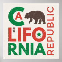 Logo de California With Grizzly Bear