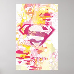 Affiches Logo Retro Supergirl