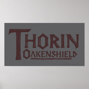 Affiches Logo THORIN OAKENSHIELD™ Brown