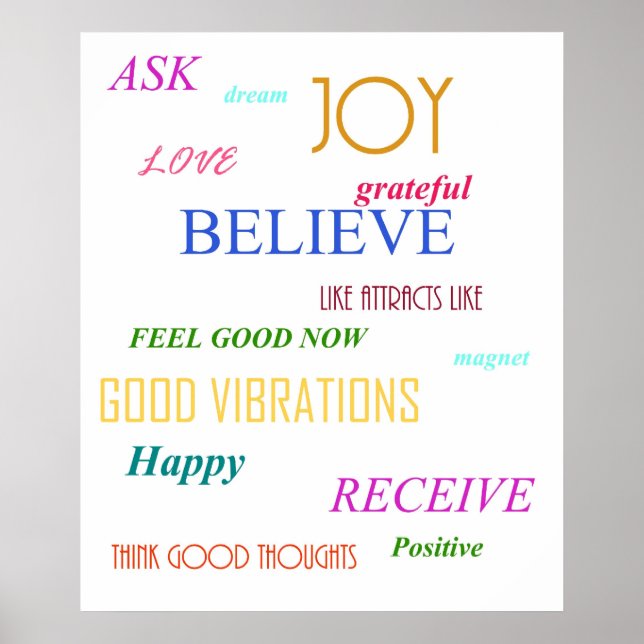 AFFICHES "LOI D'ATTRACTION" (Devant)