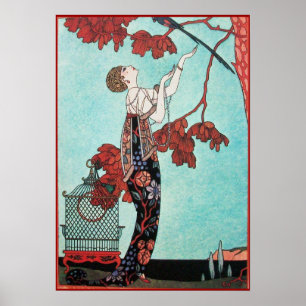 AFFICHES L'OISEAU VOLONTAIRE, DESIGNER DE MODE BEAUTÉ