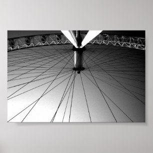 Affiches London Eye noir et blanc