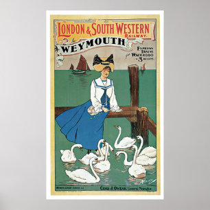 Affiches Londres et Sud-Ouest ~ Weymouth