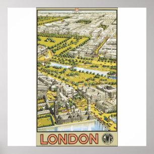 Affiches Londres Gwr, cru