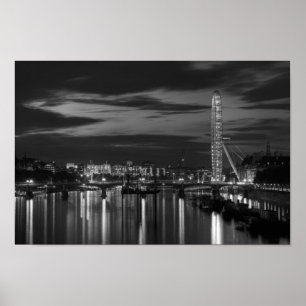 Affiches Londres oeil la nuit