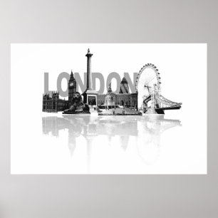 Affiches Londres Skyline