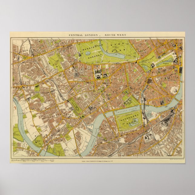 Affiches Londres Sud-ouest (Devant)