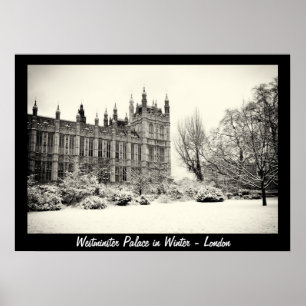 Affiches Londres - Westminster en hiver n°1 (Affiche)