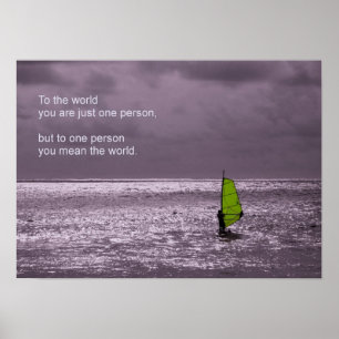 Affiches Lone Windsurfer - Friendship
