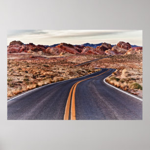 Affiches Lonesome Desert Highway