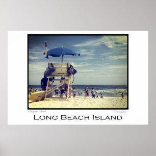 Affiches Long Beach Island Lifeguard Stand
