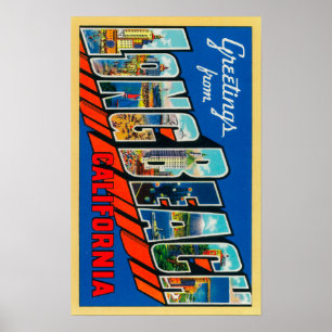 Affiches Long Beach, la Californie - grandes scènes de
