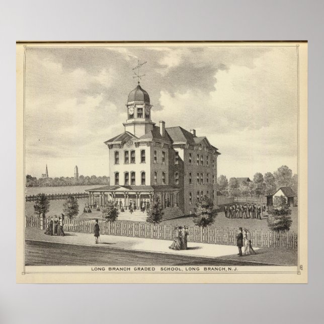 Affiches Long Branch Graded School, Long Branch, NJ (Devant)