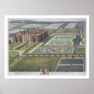 Affiches Long Leate gravé par Johannes Kip (c.1652-1722)