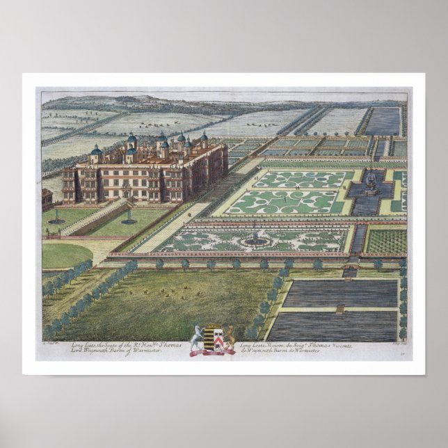 Affiches Long Leate gravé par Johannes Kip (c.1652-1722) (Devant)