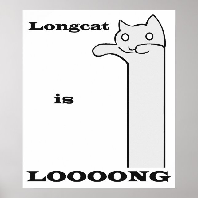 Affiches Longcat est long (Devant)