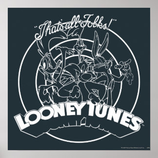 AFFICHES LOONEY TUNES™ C'EST TOUS LES FOLKS !™