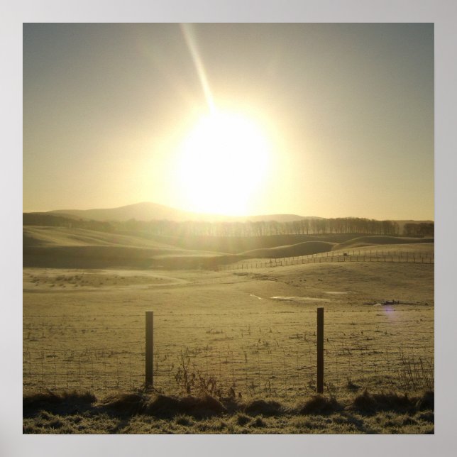 Affiches L'Orbe de la vie Un paysage éblouissant au lever d (Devant)