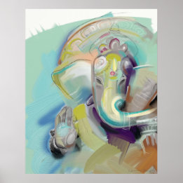Affiches Lord Ganesh Elephant Buddha