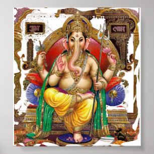 Affiches Lord Ganesh, Grand Dieu Hindou Pour Le Bonheur