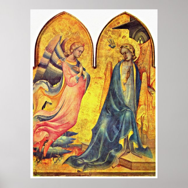 Affiches Lorenzo Monaco - Annunciation (Devant)
