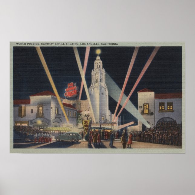 Affiches Los Angeles, CAPremier, Carthay Circle Theatre (Devant)