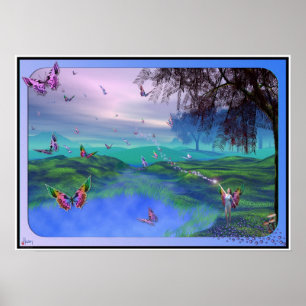 Affiches Los Niños de la Hada Mariposa - version 2,0
