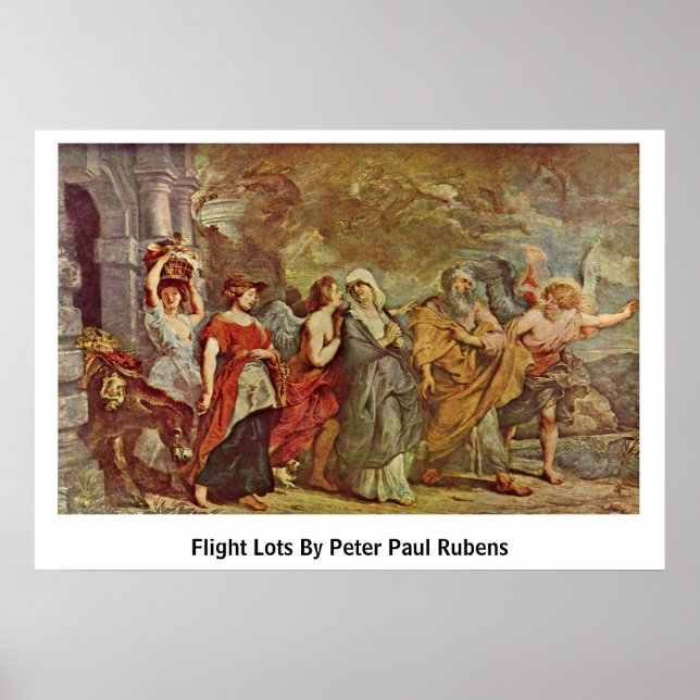 Affiches Lots De Vol Par Peter Paul Rubens (Devant)
