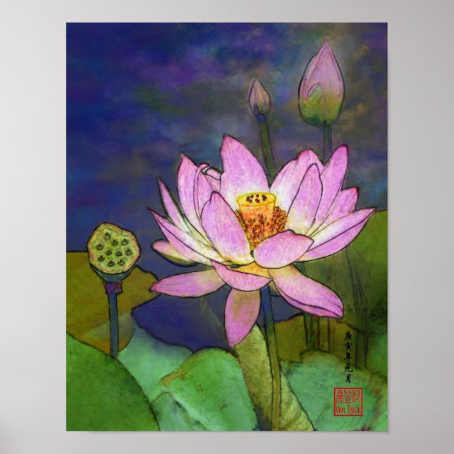 Affiches lotus (Devant)