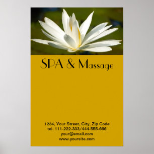 Affiches Lotus blanc