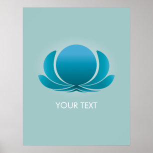 AFFICHES LOTUS BLEU