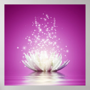 Affiches Lotus chakra amour guérisseur guérisseur yoga zen 