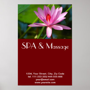Affiches Lotus rose