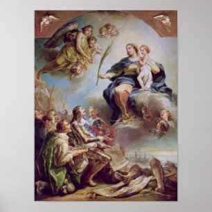 Affiches Louis XIII consacrant l'église