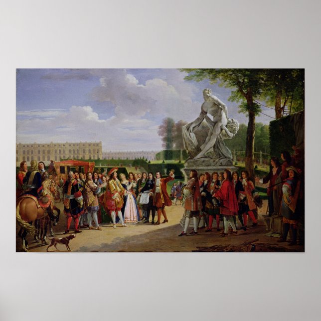 Affiches Louis XIV Dédicace à Puget 'Milo de (Devant)