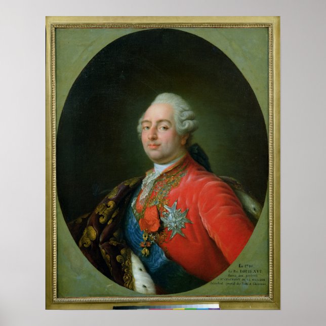 Affiches Louis XVI 1786 (Devant)