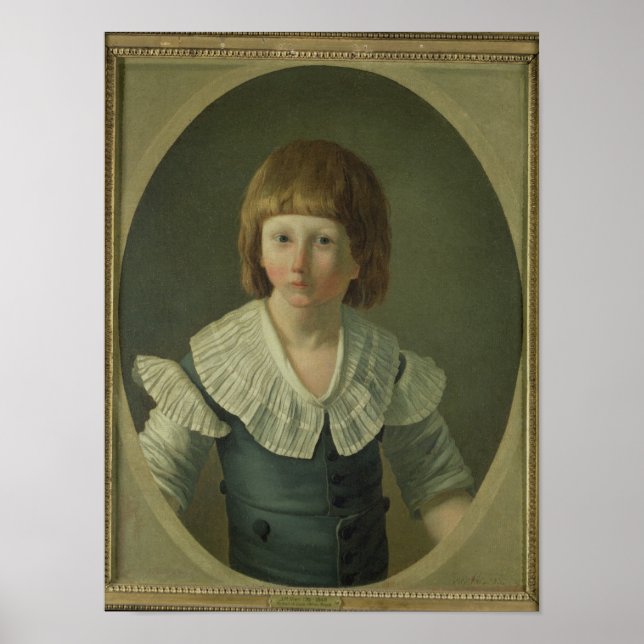 Affiches Louis XVII, 8 ans, au Temple, 1793 (Devant)