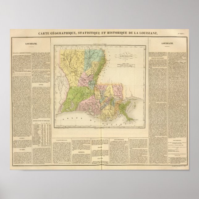 Affiches Louisiane US (Devant)