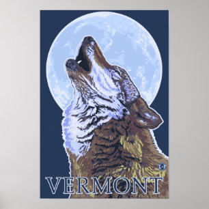 Affiches Loup de VermontHowling
