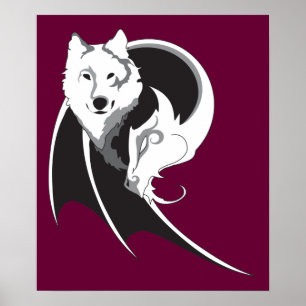 Affiches Loup et copie de dragon