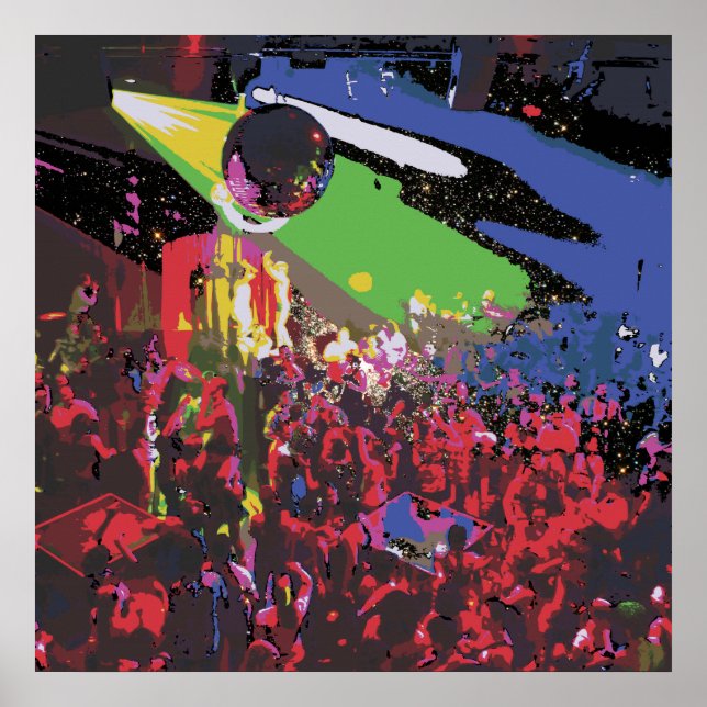 Affiches Lourde Disco Lover En Métal (Devant)