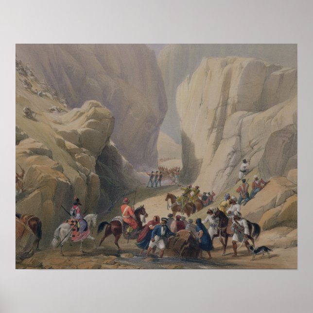 Affiches L'ouverture dans le col étroit au-dessus du Siri B (Devant)
