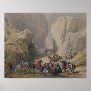 Affiches L'ouverture dans le passage étroit au-dessus du